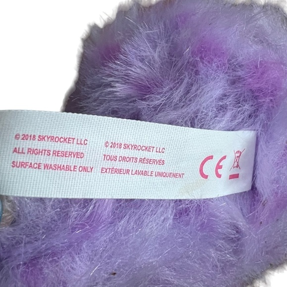 Pomsies Kitty Persian Exotic Cat Wearable Plush Stuffed Animal Purple 13” - Picture 5 of 5